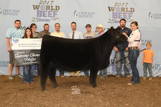 2017 JUNIOR SHOW GRAND CHAMPION HEIFER